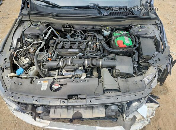 1HGCV1F19JA202367 2018 HONDA ACCORD Gray უკანა სალონის ხედი