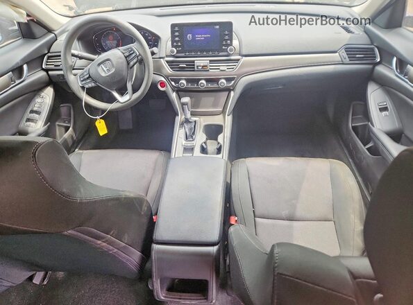 1HGCV1F19JA202367 2018 HONDA ACCORD Gray წინა პანელის ხედი