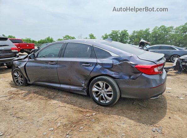 1HGCV1F19JA202367 2018 HONDA ACCORD Gray უკანა მარცხენა