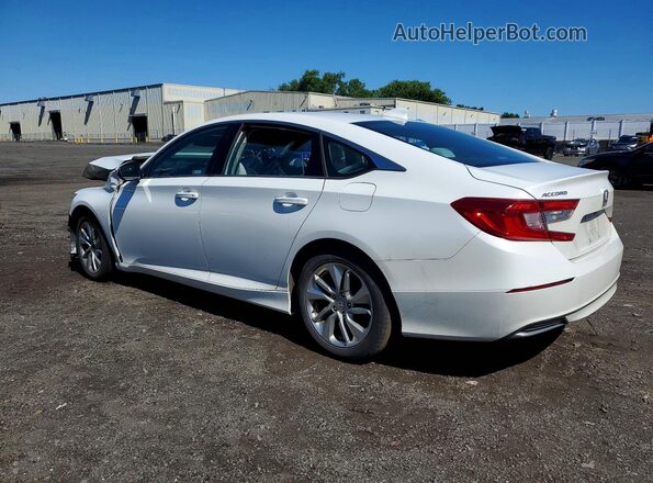 1HGCV1F19JA209237 2018 HONDA ACCORD White Задня ліва чверть