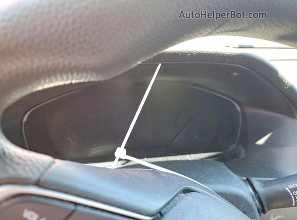 1HGCV1F19JA209237 2018 HONDA ACCORD White Вид щитка приладів