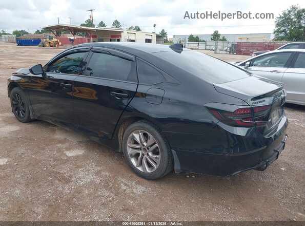 1HGCV1F19JA220948 2018 HONDA ACCORD Black Հետևի ձախ