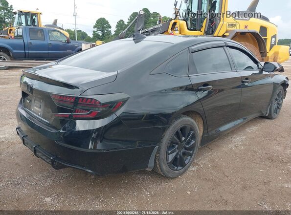 1HGCV1F19JA220948 2018 HONDA ACCORD Black Հետևի աջ