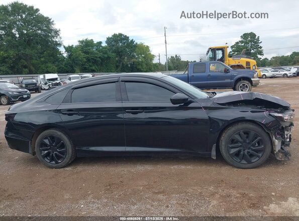 1HGCV1F19JA220948 2018 HONDA ACCORD Black Սալոնի 360 աստիճան տեսք