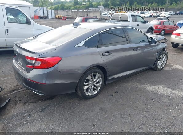 1HGCV1F19JA263041 2018 HONDA ACCORD Gray Задня права чверть