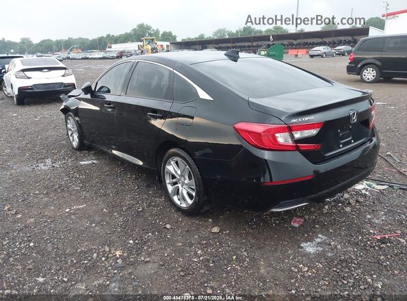 1HGCV1F19KA049667 2019 HONDA ACCORD Black Հետևի ձախ