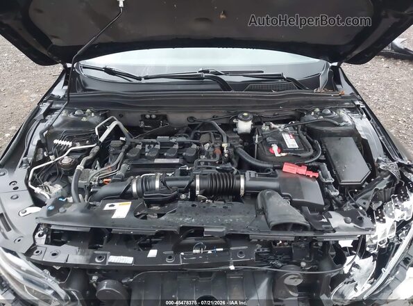1HGCV1F19KA049667 2019 HONDA ACCORD Black Հետևի տեսք