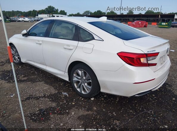 1HGCV1F19KA059910 2019 HONDA ACCORD Белый Задняя левая четверть