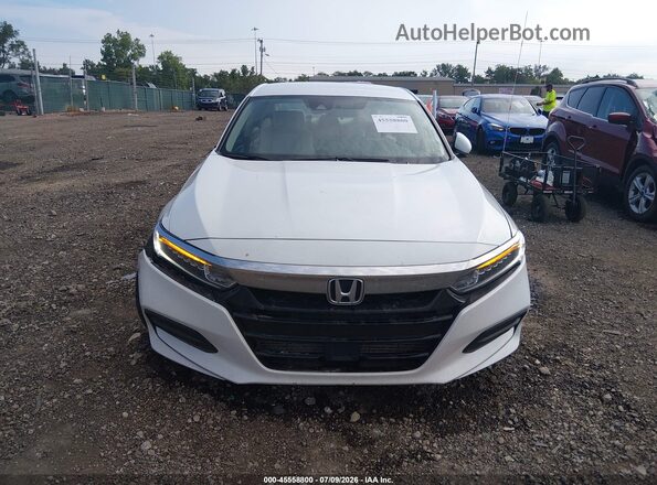 1HGCV1F19KA059910 2019 HONDA ACCORD Белый Вид щитка приборов