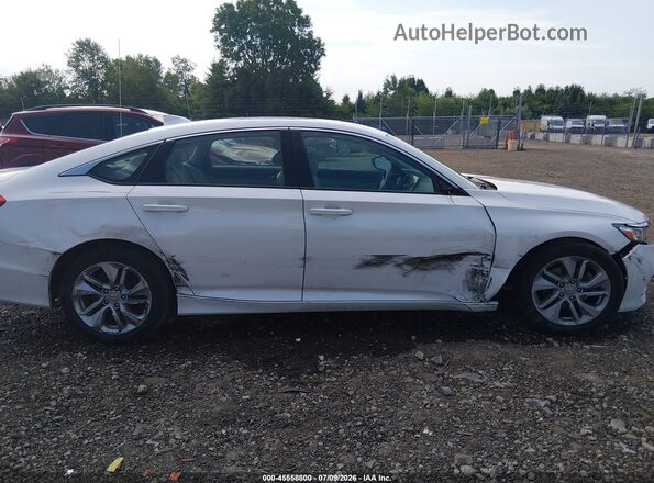 1HGCV1F19KA059910 2019 HONDA ACCORD Белый Вид задней части салона