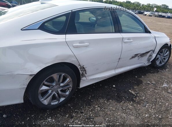 1HGCV1F19KA059910 2019 HONDA ACCORD Белый Вид спереди