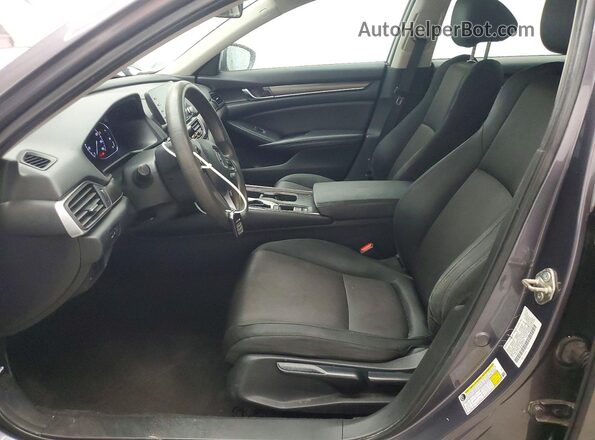 1HGCV1F19KA060023 2019 HONDA ACCORD Gray Vista interior delantera