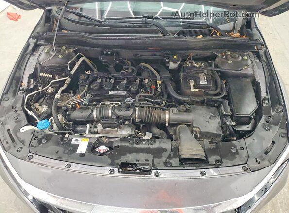 1HGCV1F19KA060023 2019 HONDA ACCORD Gray Vista interior trasera