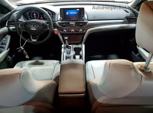 1HGCV1F19KA079851 2019 HONDA ACCORD Silver Dashboard view
