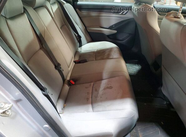 1HGCV1F19KA079851 2019 HONDA ACCORD Silver Rear seats view