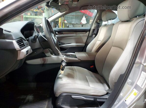1HGCV1F19KA079851 2019 HONDA ACCORD Silver Front interior view