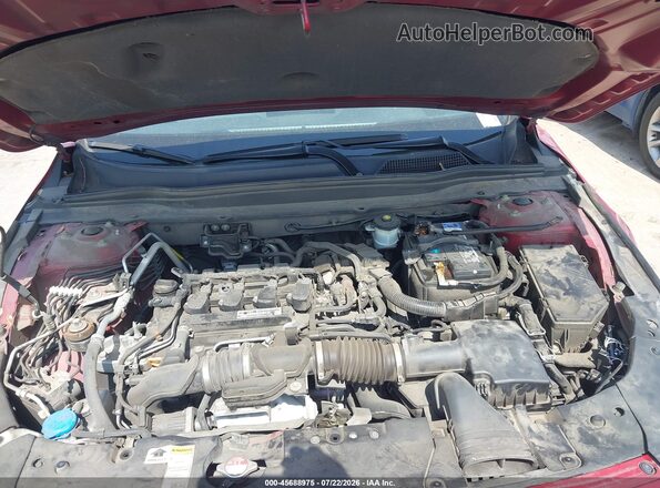 1HGCV1F19KA083317 2019 HONDA ACCORD Red Widok z tyłu