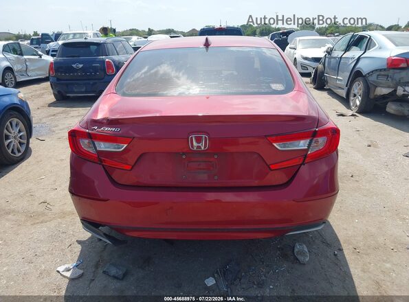 1HGCV1F19KA083317 2019 HONDA ACCORD Red 