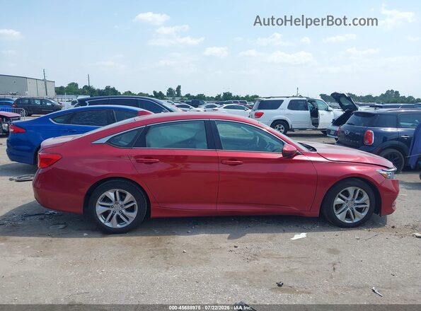 1HGCV1F19KA083317 2019 HONDA ACCORD Red Widok wnętrza z tyłu