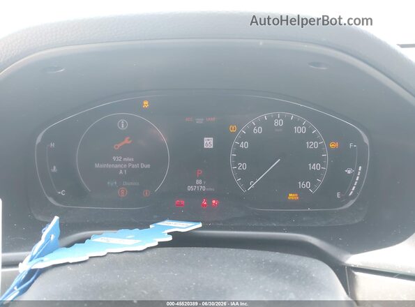 1HGCV1F19KA085651 2019 HONDA ACCORD White Widok tylnych siedzeń