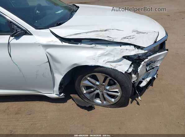 1HGCV1F19KA085651 2019 HONDA ACCORD White Widok z przodu