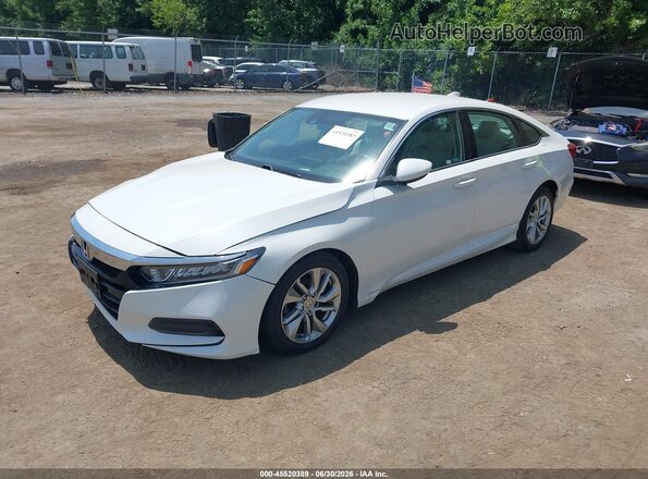 1HGCV1F19KA085651 2019 HONDA ACCORD White Przód lewy