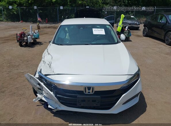 1HGCV1F19KA085651 2019 HONDA ACCORD White Widok zestawu wskaźników