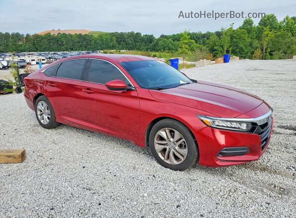 1HGCV1F19KA093751 2019 HONDA ACCORD Red Передня права чверть