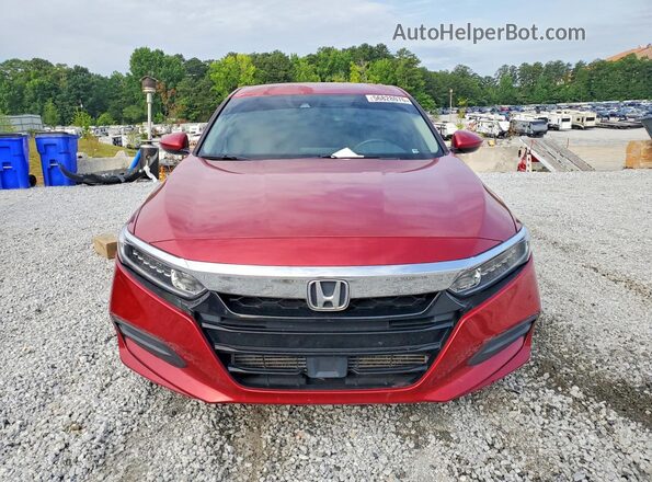 1HGCV1F19KA093751 2019 HONDA ACCORD Red Вид спереду
