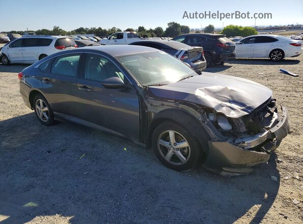 1HGCV1F19KA149557 2019 HONDA ACCORD Charcoal Front right