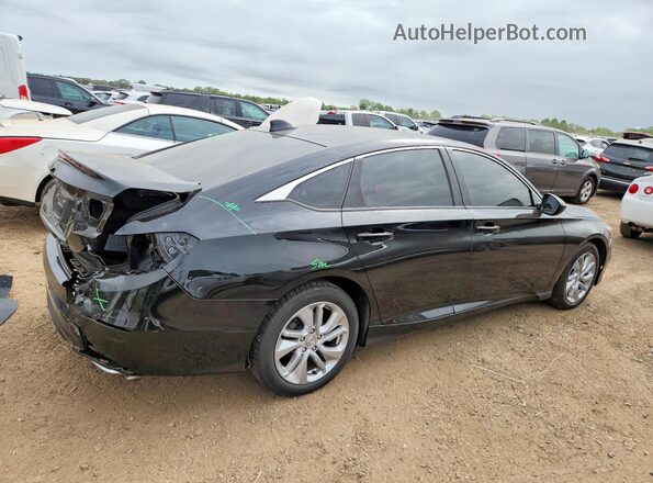 1HGCV1F19KA163720 2019 HONDA ACCORD Black Հետևի աջ