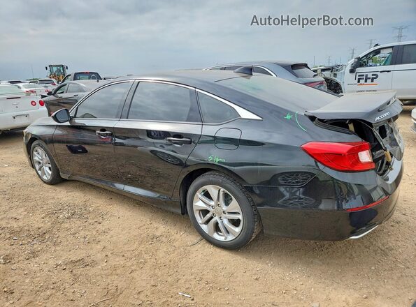 1HGCV1F19KA163720 2019 HONDA ACCORD Black Հետևի ձախ