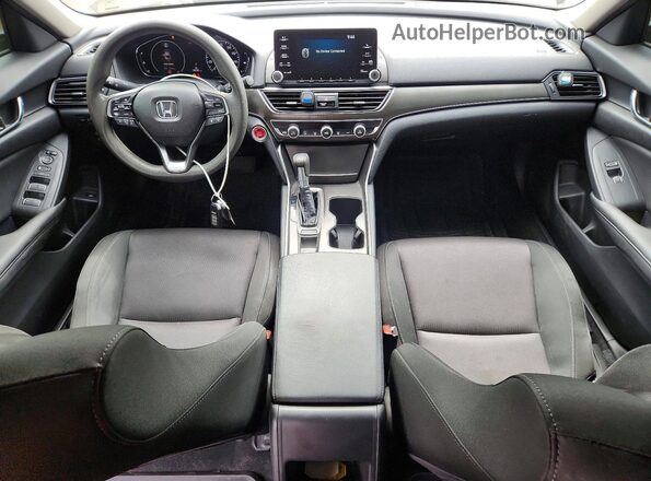1HGCV1F19KA163720 2019 HONDA ACCORD Black Առջևի վահանակի տեսք