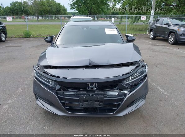 1HGCV1F19LA013043 2020 HONDA ACCORD Gray Widok zestawu wskaźników