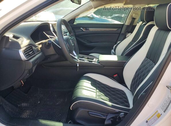 1HGCV1F19LA032904 2020 HONDA ACCORD White Front interior view