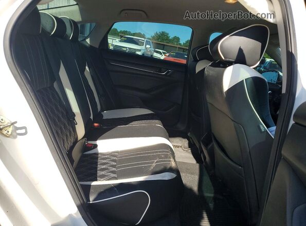 1HGCV1F19LA032904 2020 HONDA ACCORD White Rear seats view