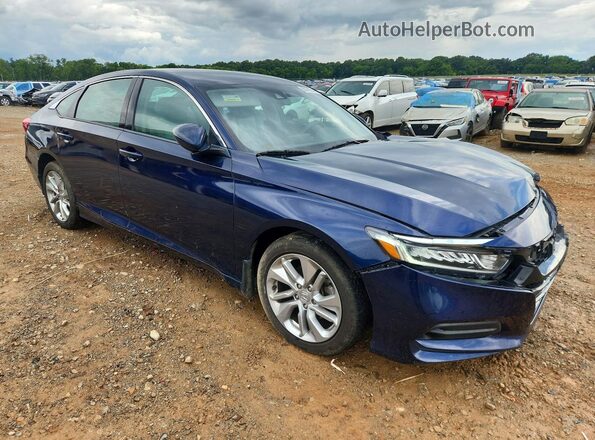 1HGCV1F19LA052702 2020 HONDA ACCORD Синий Передняя правая четверть