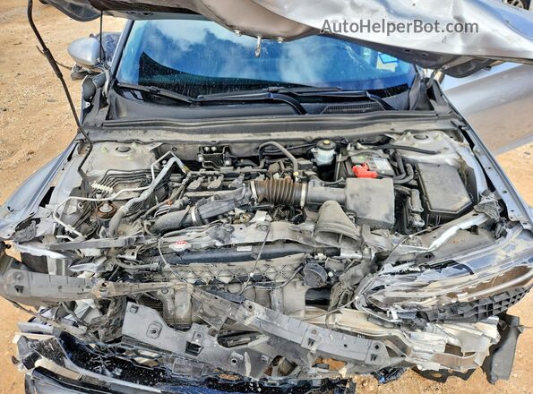 1HGCV1F19LA054532 2020 HONDA ACCORD Серебряный Вид задней части салона