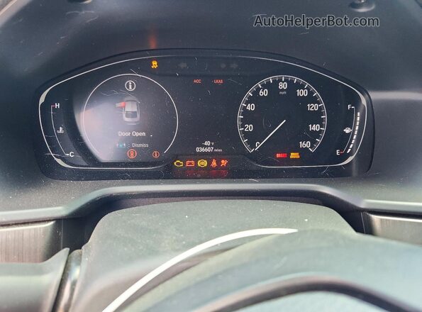 1HGCV1F19LA054532 2020 HONDA ACCORD Серебряный Вид щитка приборов