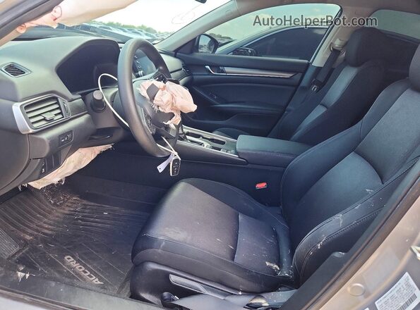 1HGCV1F19LA054532 2020 HONDA ACCORD Серебряный Вид салона спереди