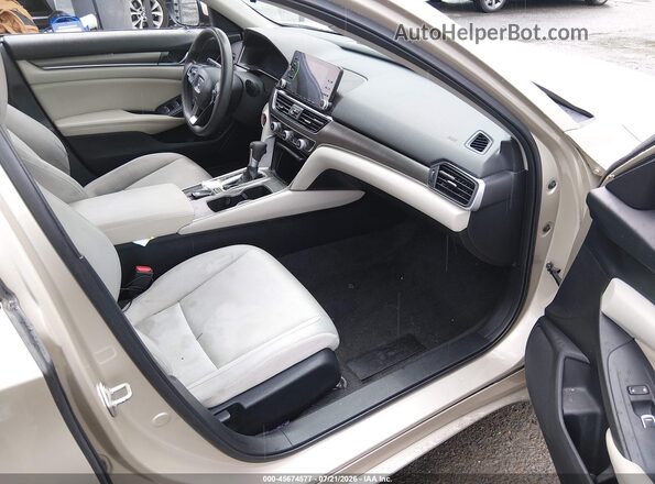 1HGCV1F19LA057110 2020 HONDA ACCORD Gold Front interior view