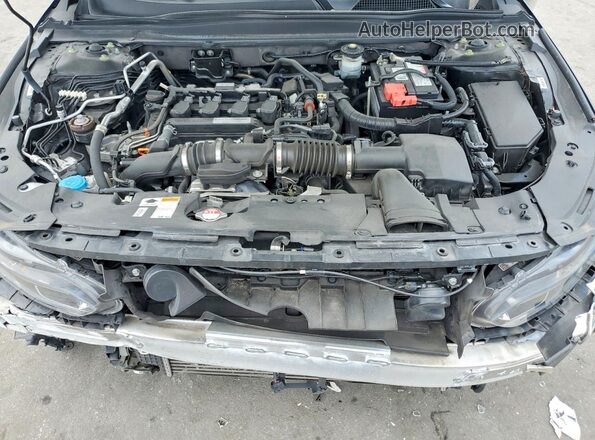 1HGCV1F19LA114633 2020 HONDA ACCORD Black Vista interior trasera