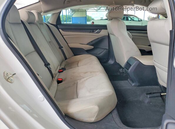 1HGCV1F19LA144862 2020 HONDA ACCORD White Widok tylnych siedzeń