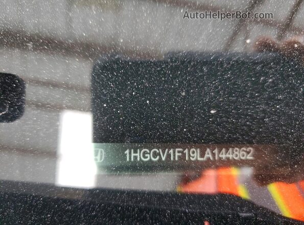 1HGCV1F19LA144862 2020 HONDA ACCORD White Widok komory silnika