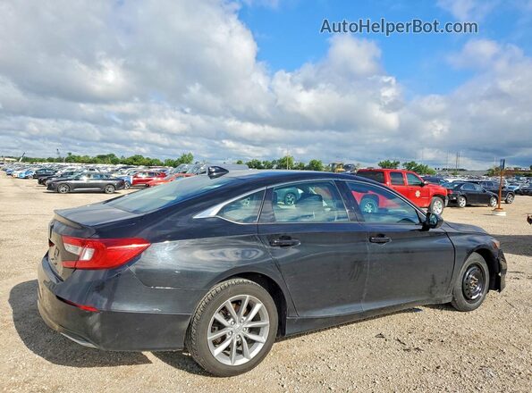 1HGCV1F19MA013125 2021 HONDA ACCORD Черный Задняя правая четверть