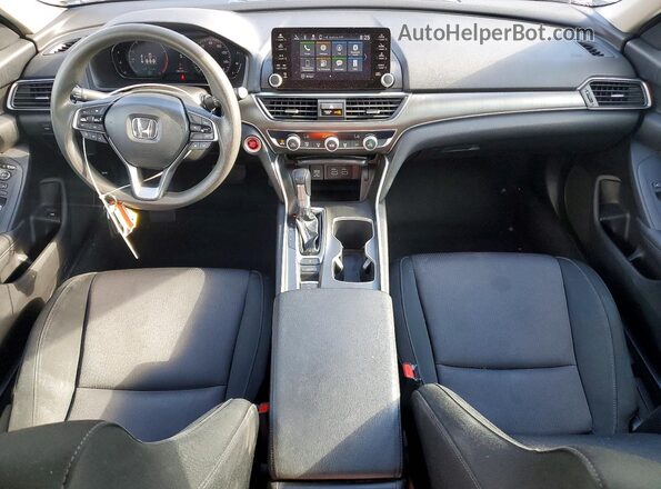 1HGCV1F19MA013125 2021 HONDA ACCORD Черный Вид панели приборов