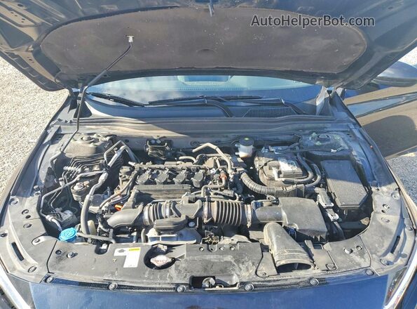 1HGCV1F19MA013125 2021 HONDA ACCORD Черный Вид задней части салона