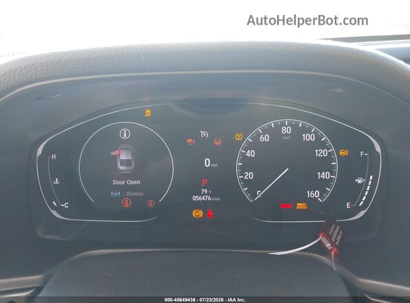1HGCV1F19MA014291 2021 HONDA ACCORD White უკანა სავარძლების ხედი