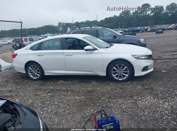 1HGCV1F19MA045265 2021 HONDA ACCORD White Widok wnętrza z tyłu
