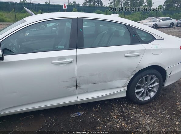 1HGCV1F19MA045265 2021 HONDA ACCORD White Widok z przodu